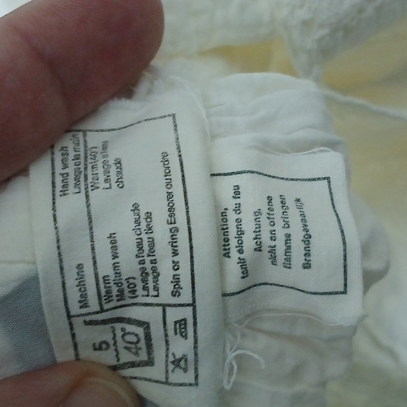 Vintage Laura Ashley Cottagecore Coquette Maxi Dress Lace Detail 100% Cotton - Picture 12 of 14